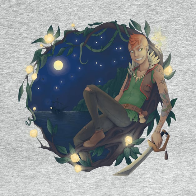 Peter in Neverland by KiellR